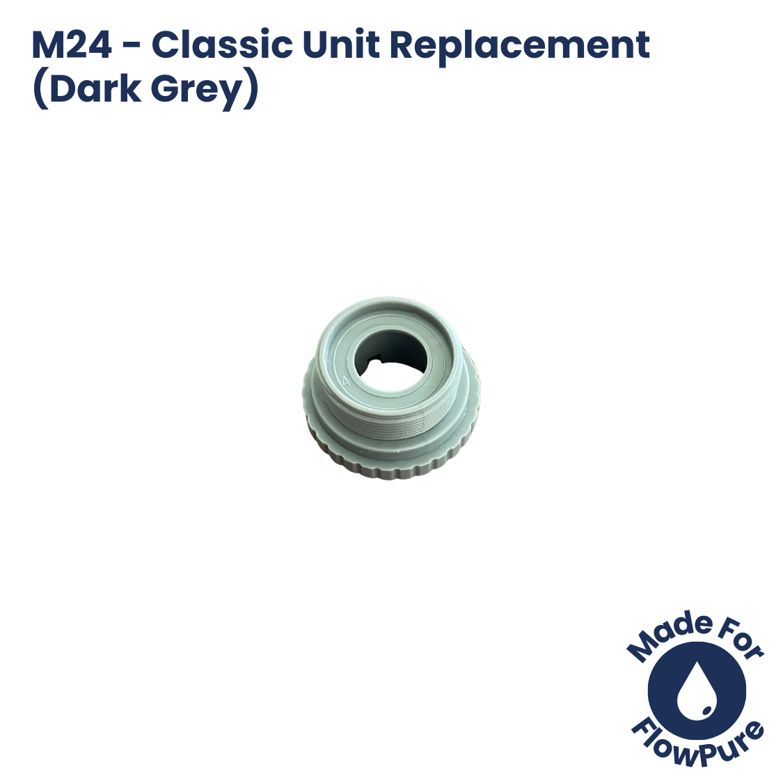 Classic Adapter - 24mm Male (Dark Grey)