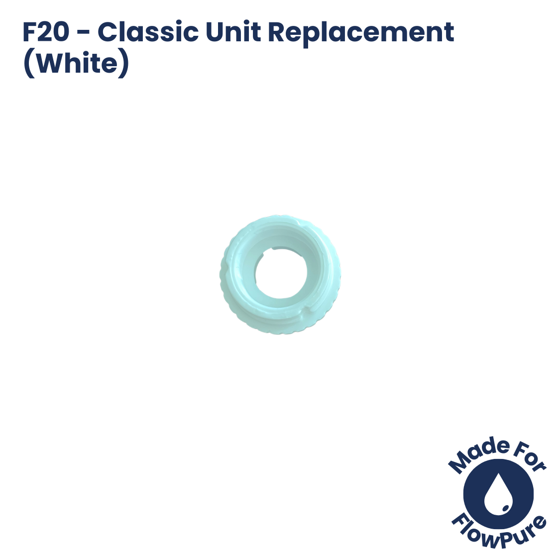 Classic Adapter - 20mm Female (White)